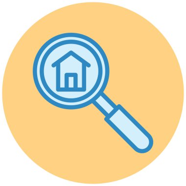 Arama simgesi vektör illüstrasyonu