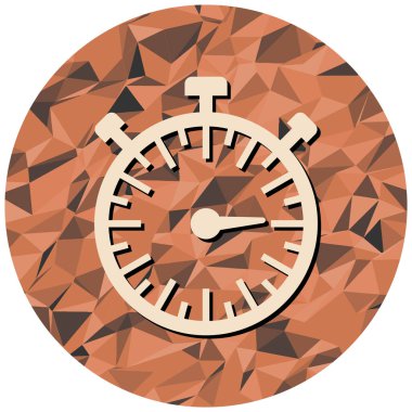 Saat simgesi vektör illüstrasyonu