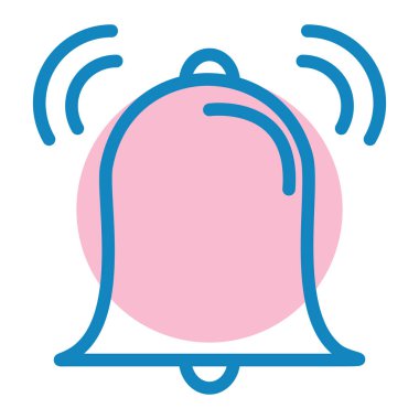 Çan simgesi vektör illüstrasyonu