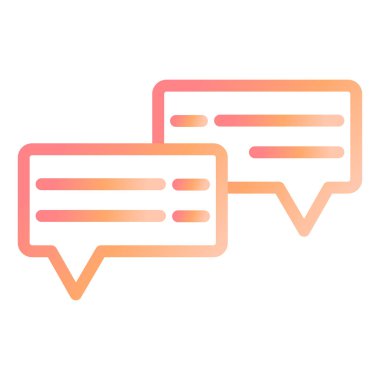 Conversation modern icon vector illustration 