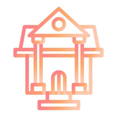 Konum vektörü simgesi modern basit tasarım