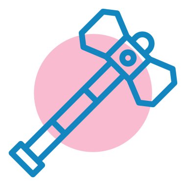 Kesici. Web simgesi basit illüstrasyon