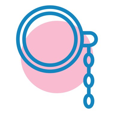 Yiyecek ve içecek ikonunun vektör illüstrasyonu