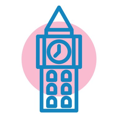 Bina. Web simgesi basit tasarım