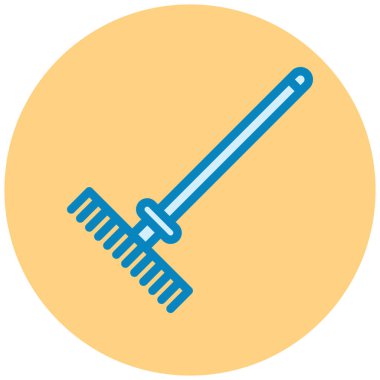 Tırmık. Web simgesi basit illüstrasyon