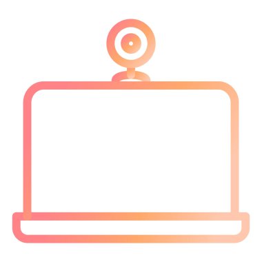 Web Kamerası modern ikon vektör illüstrasyonu 