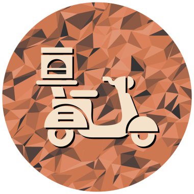 Mobilet. Web simgesi basit illüstrasyon