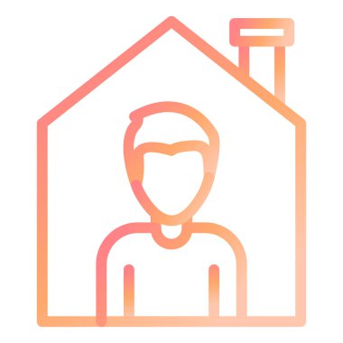 İzolasyon. Web simgesi basit illüstrasyon 