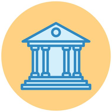 Banka Binası. vektör çizim