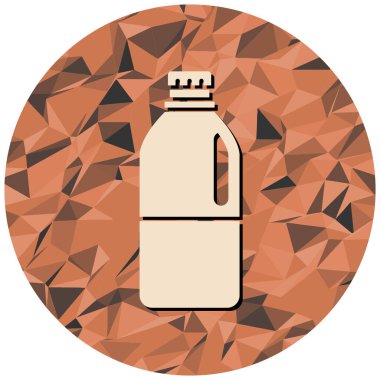 Şişe. Web simgesi basit illüstrasyon