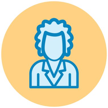 avatar. Web simgesi basit illüstrasyon