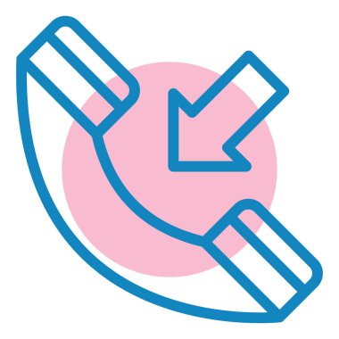 telefon arama simgesi vektör illüstrasyonu