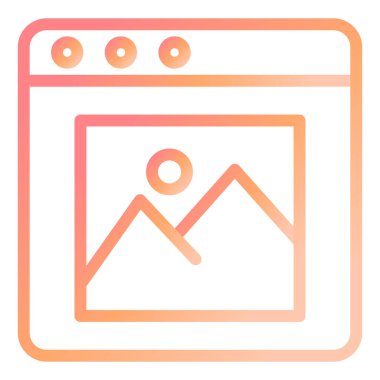 Web Tasarımı Modern ikon vektör çizimi 