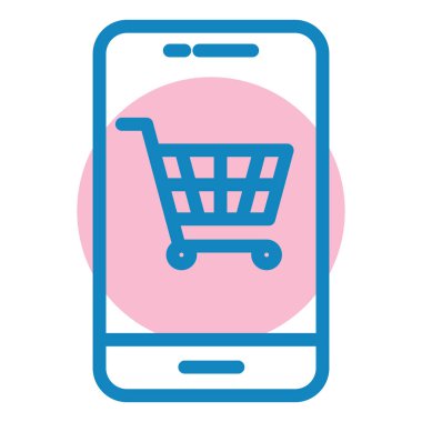 cep telefonu ikonu vektör illüstrasyonu