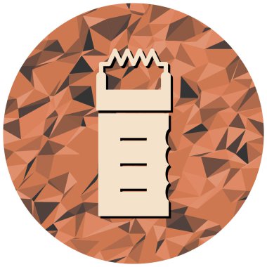 Modern b 'nin vektör illüstrasyonu eksik simgesi