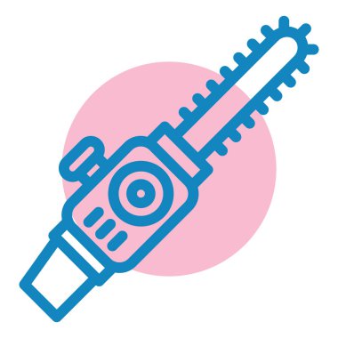 Gördüm. Web simgesi basit illüstrasyon