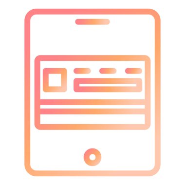 Kredi kartı vektör simgesi