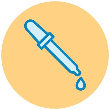 Damlatıcı vektör simgesi modern basit tasarım