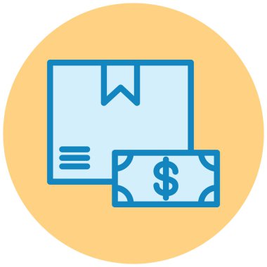 dağıtım vektörü simgesi modern basit ve ticaret için uygulama sembolü