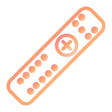 Uzaktan kumanda. Vektör çizim 