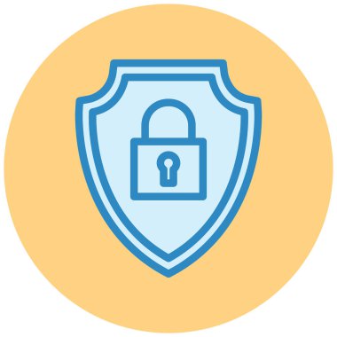 Koruma kalkanı. Basit illüstrasyon