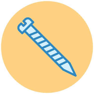 Kalem. Web simgesi basit illüstrasyon