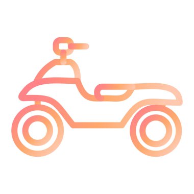 scooter simgesi vektör illüstrasyonu