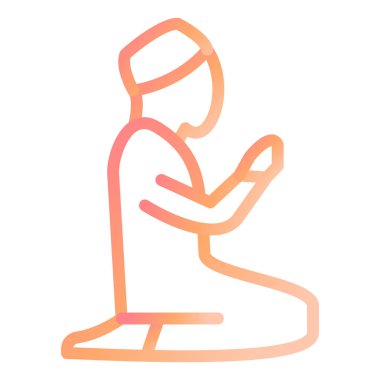 İnsan. Web simgesi basit illüstrasyon 