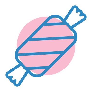 - Şeker. Web simgesi basit illüstrasyon