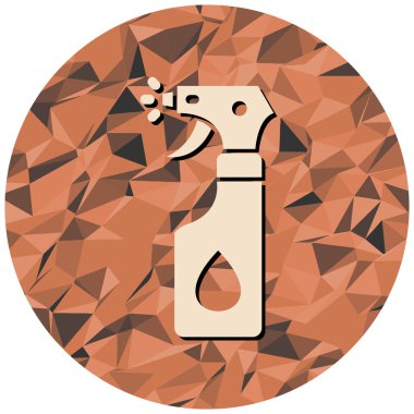 Sprey simgesinin vektör illüstrasyonu