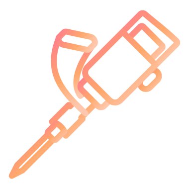 Çekiç. Web simgesi basit illüstrasyon