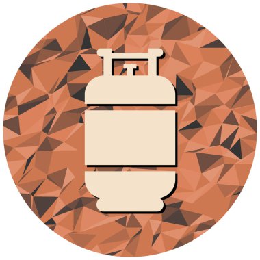 Bir cam şişe simgesinin vektör çizimi