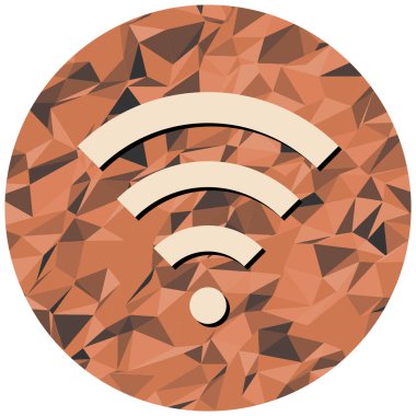 Kablosuz ağ simgesi. düz dizayn biçimi 10