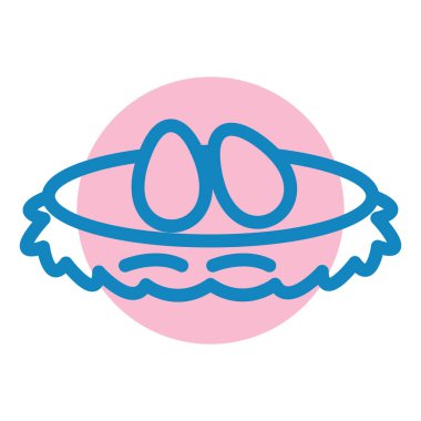 Yemek. Web simgesi basit illüstrasyon