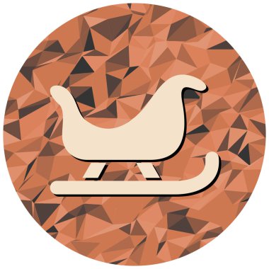 Modern simge işaretinin vektör illüstrasyonu.