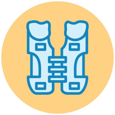 Dalış. Web simgesi basit illüstrasyon