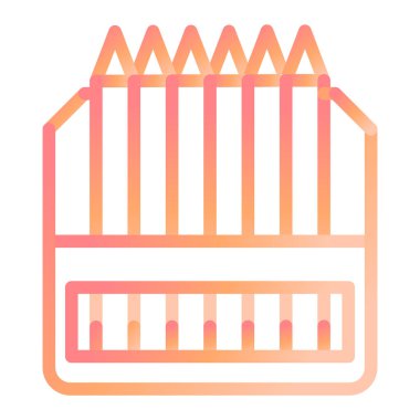 çit simgesi vektör illüstrasyonu