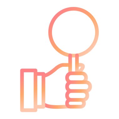 Arama simgesi vektör illüstrasyonu