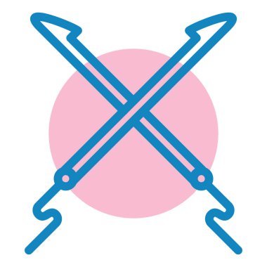 Kılıç. Web simgesi basit illüstrasyon