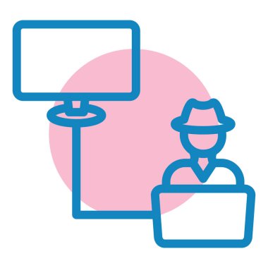 seo modern simgesinin vektör illüstrasyonu