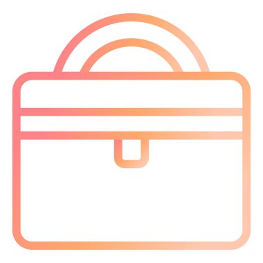 Güzellik kutusu. Web simgesi basit illüstrasyon