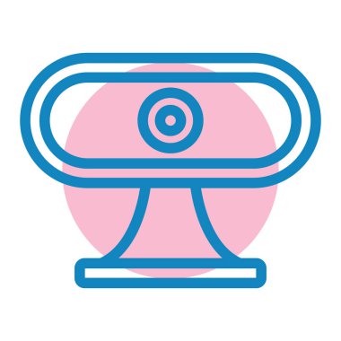 Web kamerası. Web simgesi basit illüstrasyon