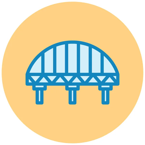 Мост Иконка Сайта — стоковый вектор