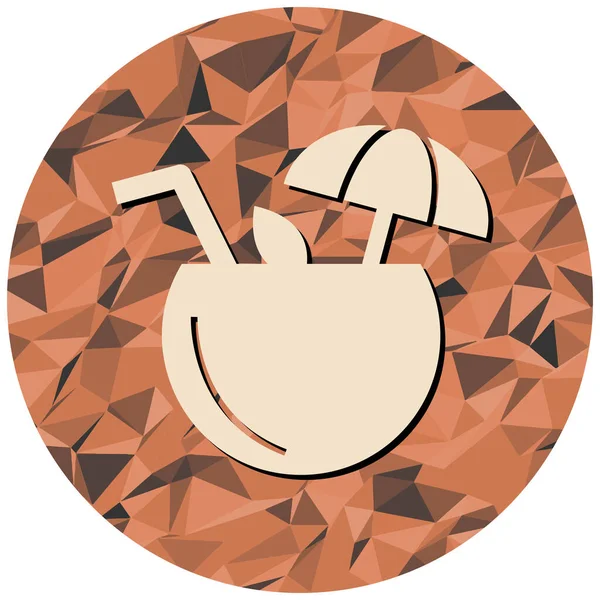 Tek bir simgenin vektör illüstrasyonu