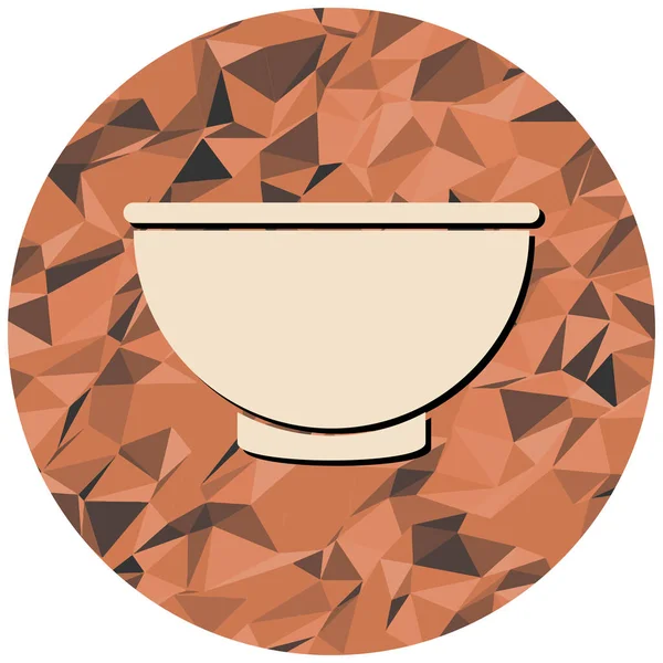 Bowl Soup Icon Vector Illustration — Stock Vector
