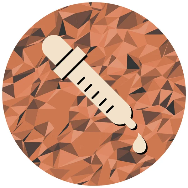 Bırakma simgesi, vektör illüstrasyonu basit tasarım