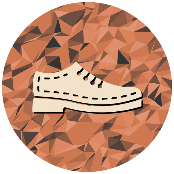 Обувь Веб Иконка Простой Дизайн — стоковый вектор