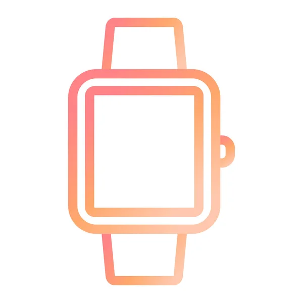 Smartwatch Web Ikone Einfaches Design — Stockvektor