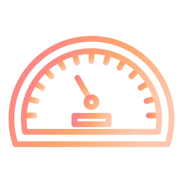 Snelheidsmeter Pictogram Vector Illustratie — Stockvector