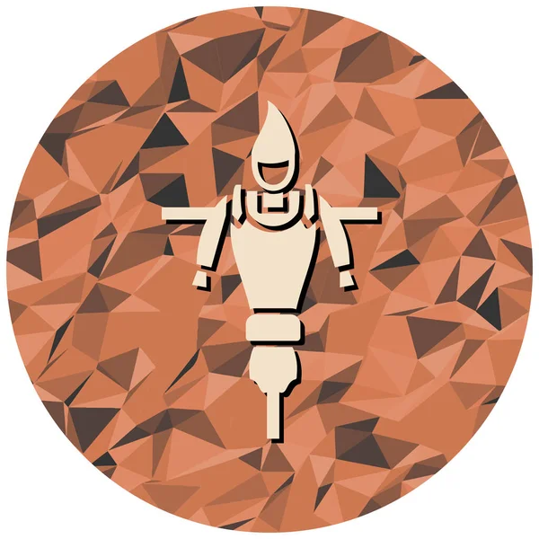 Kılıçlı bir şövalyenin vektör çizimi